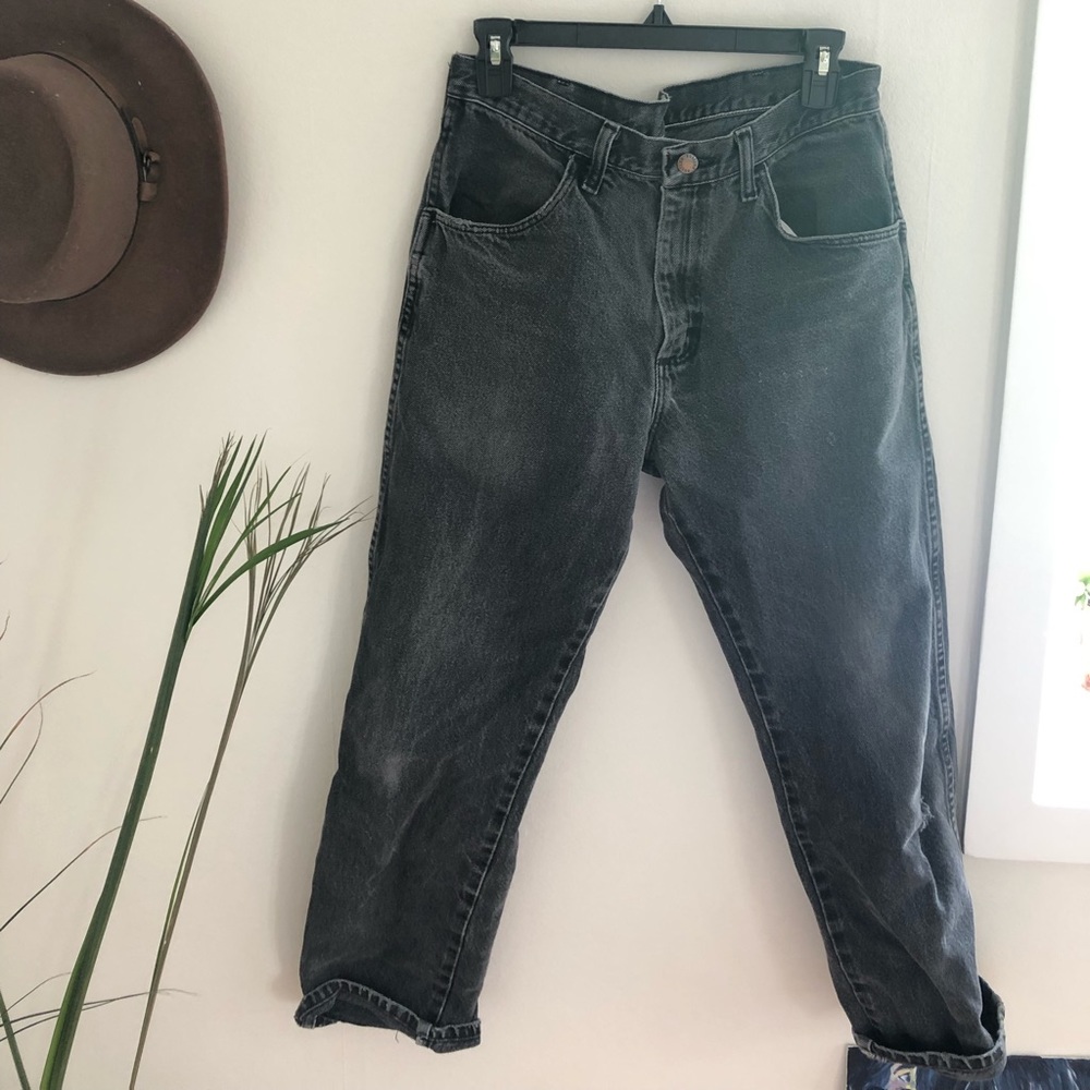 Vintage Rustler Black Jeans